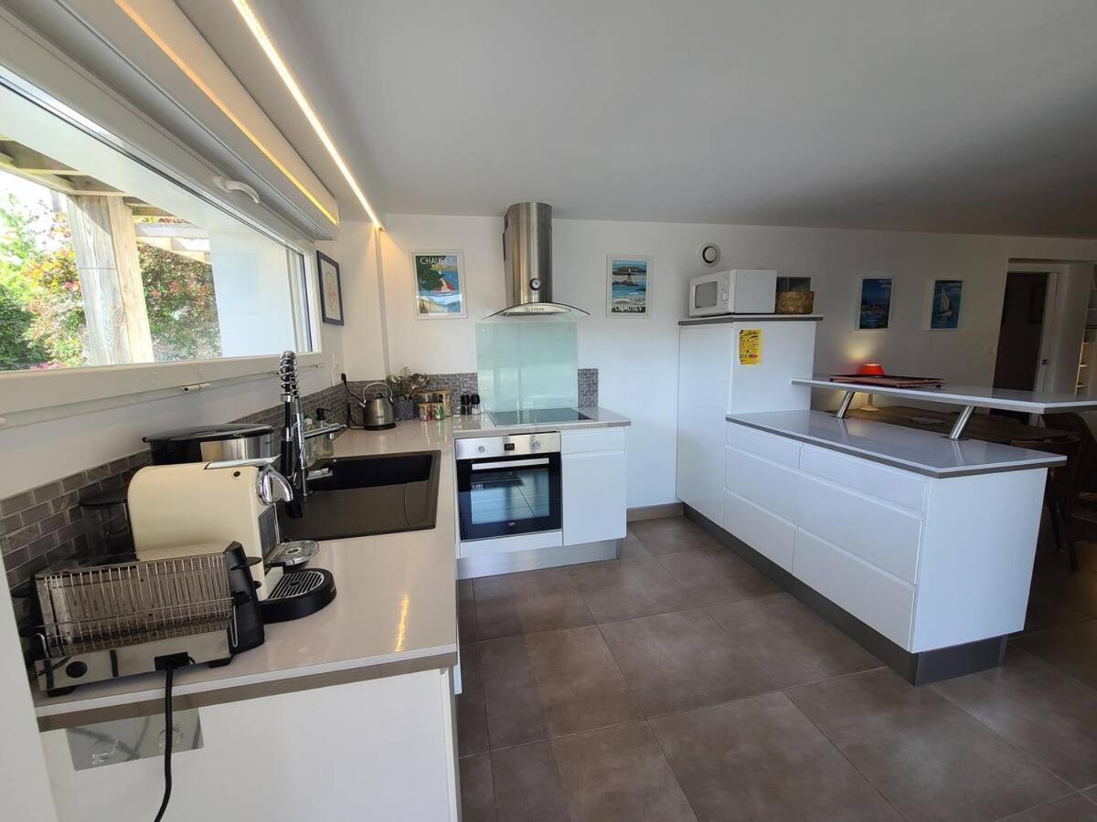 Appartement Moderne Avec Terrasse - Proche Mer Agon-Coutainville Exterior foto